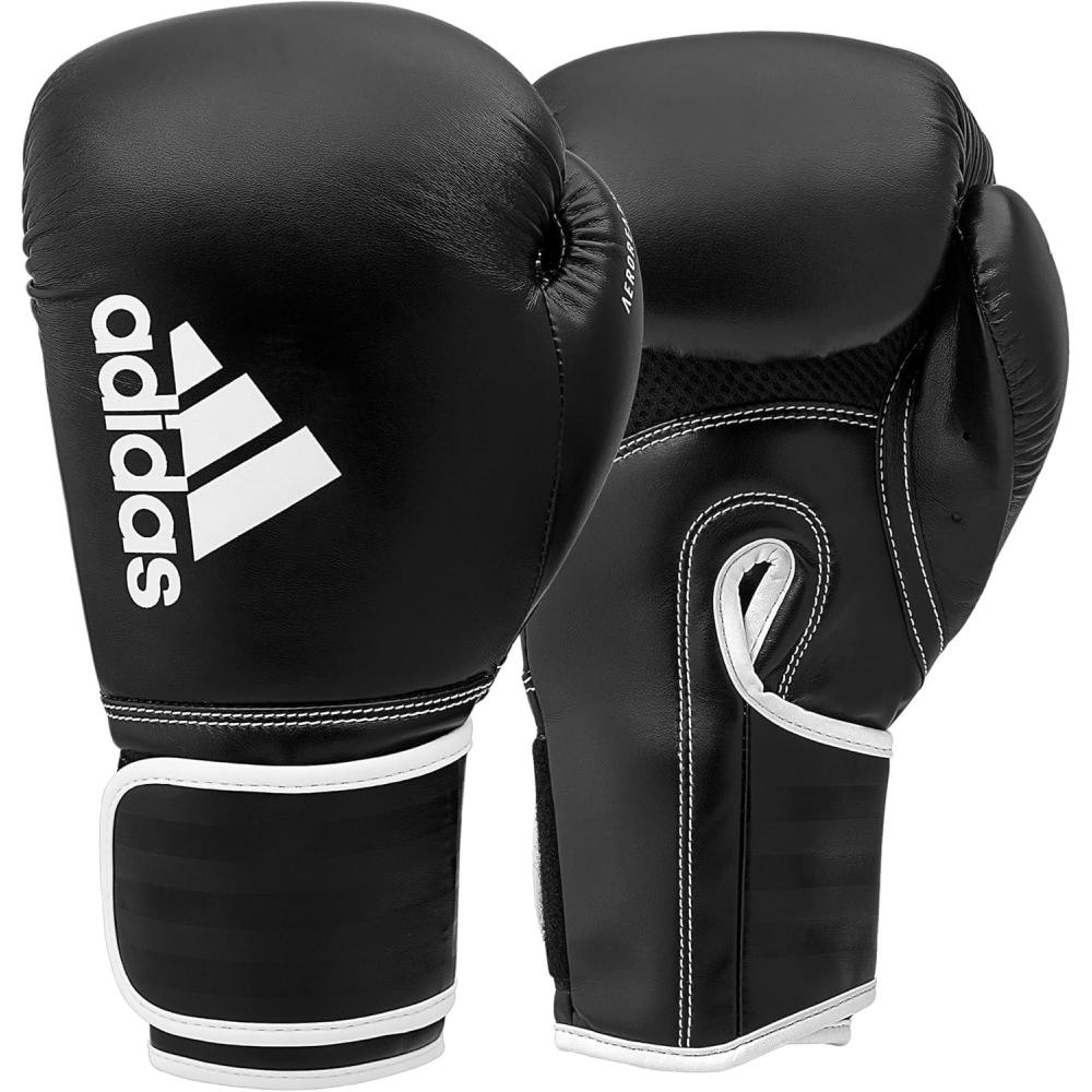 imageAdidas Hybrid 80 Boxing Gloves Adult Boxing Gloves for Men ampamp Women Heavy Bag Gloves Kickboxing Gloves for Women MMA Sparring Gloves Punching Bag Gloves for MenBlackWhite