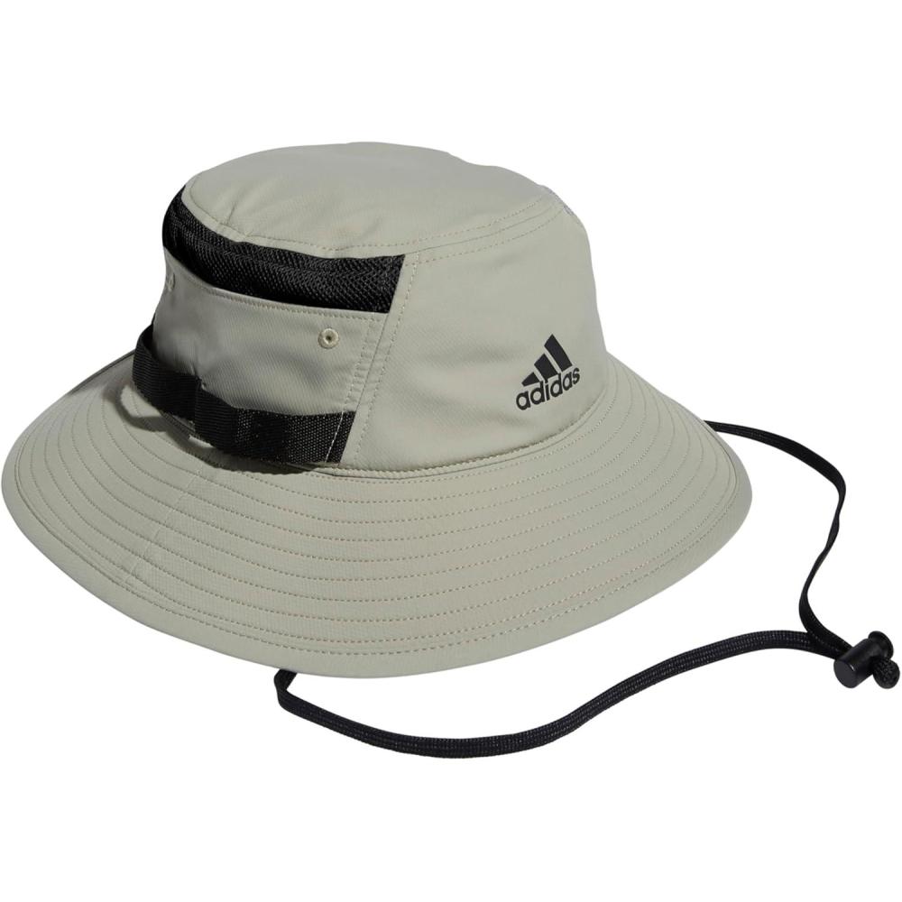 imageAdidas Mens Victory Bucket Hat for Men Athletic Sun Cap for OutdoorsFeather GreyBlack30