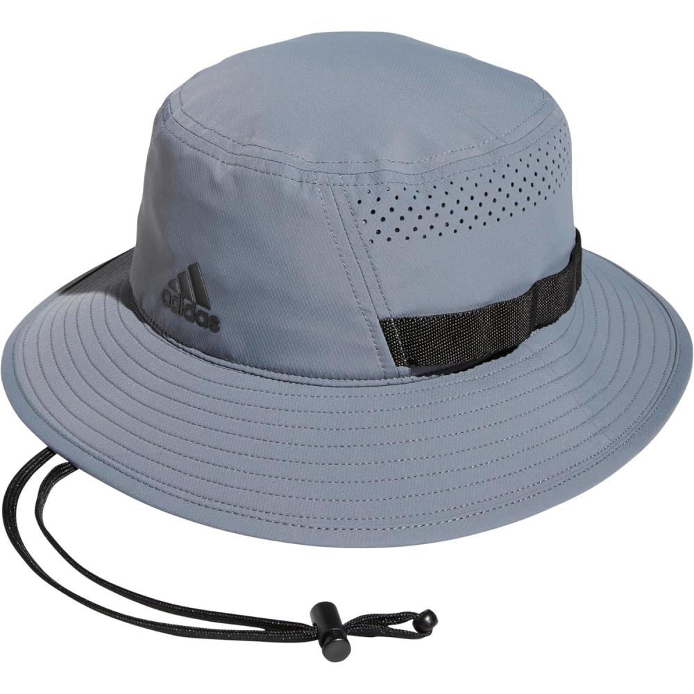 imageAdidas Mens Victory Bucket Hat for Men Athletic Sun Cap for OutdoorsGreyBlack40