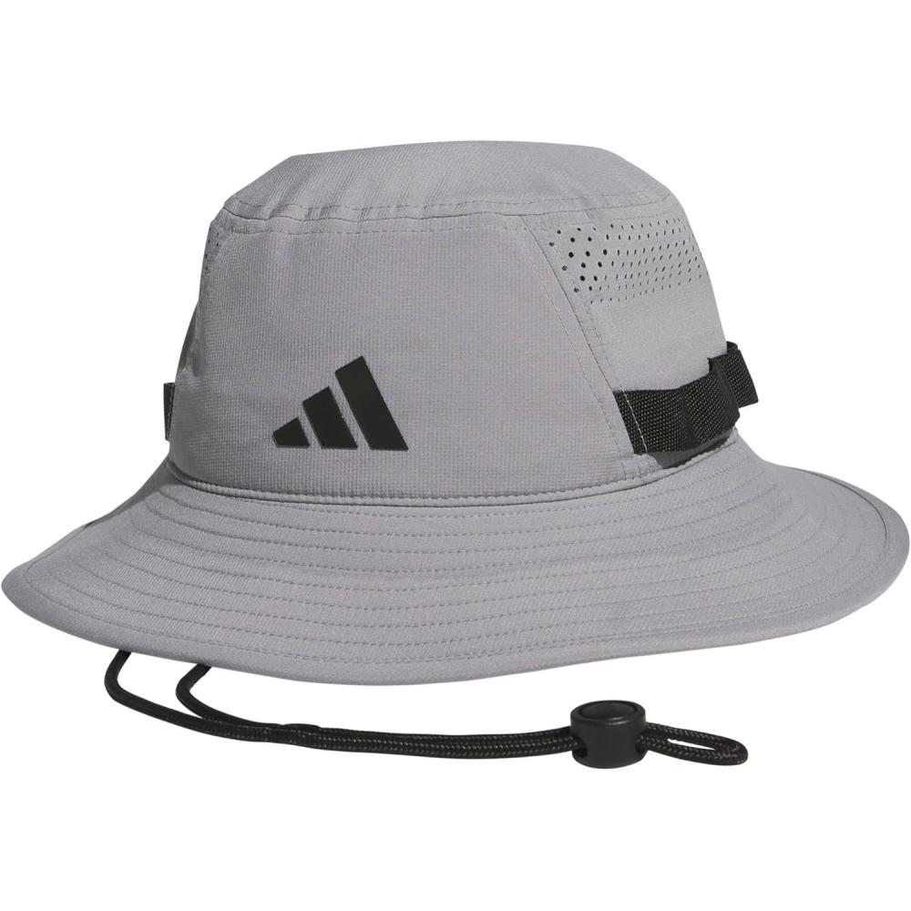 imageAdidas Mens Victory Bucket Hat for Men Athletic Sun Cap for OutdoorsGreyBlack50
