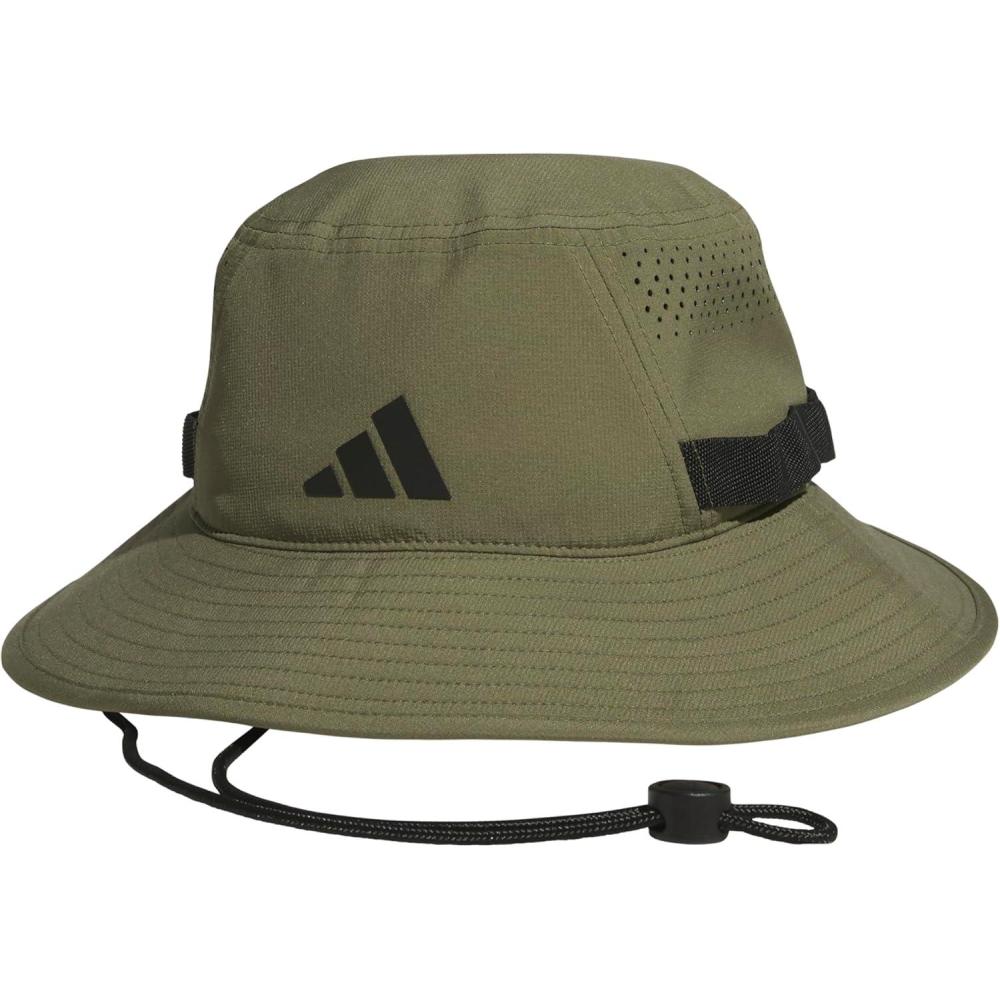 imageAdidas Mens Victory Bucket Hat for Men Athletic Sun Cap for OutdoorsOlive Strata GreenBlack50