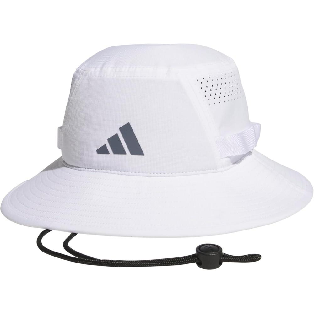 imageAdidas Mens Victory Bucket Hat for Men  Athletic Sun Cap for OutdoorsWhiteOnix GreyBlack50