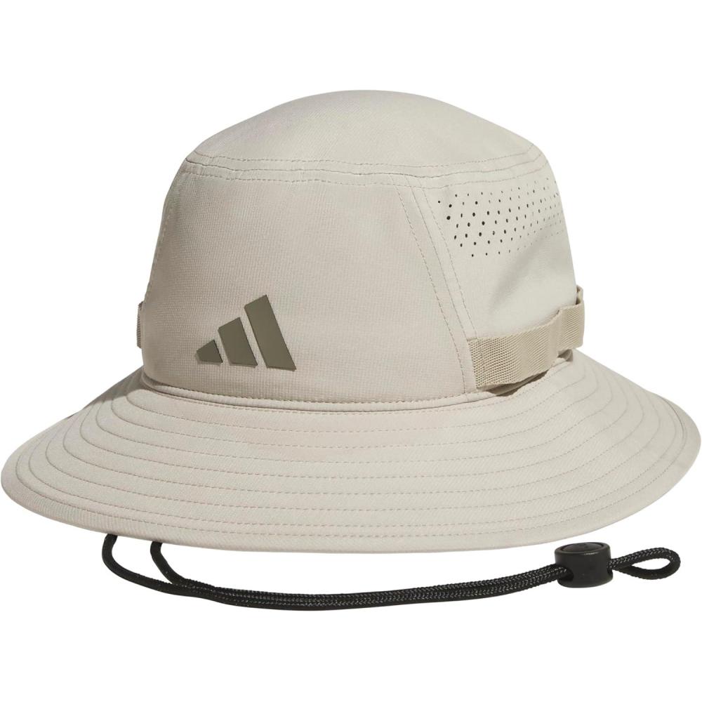 imageAdidas Mens Victory Bucket Hat for Men  Athletic Sun Cap for OutdoorsWonder Cargo KhakiClay Grey50