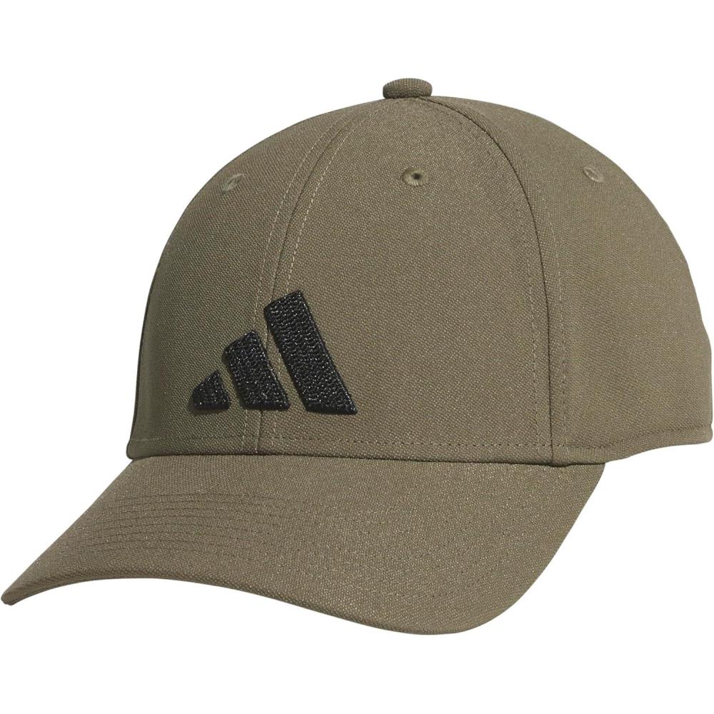 imageAdidas UnisexAdult Gameday Hat Flexible Stretch Sports Baseball CapOlive Strata GreenBlackOffseason