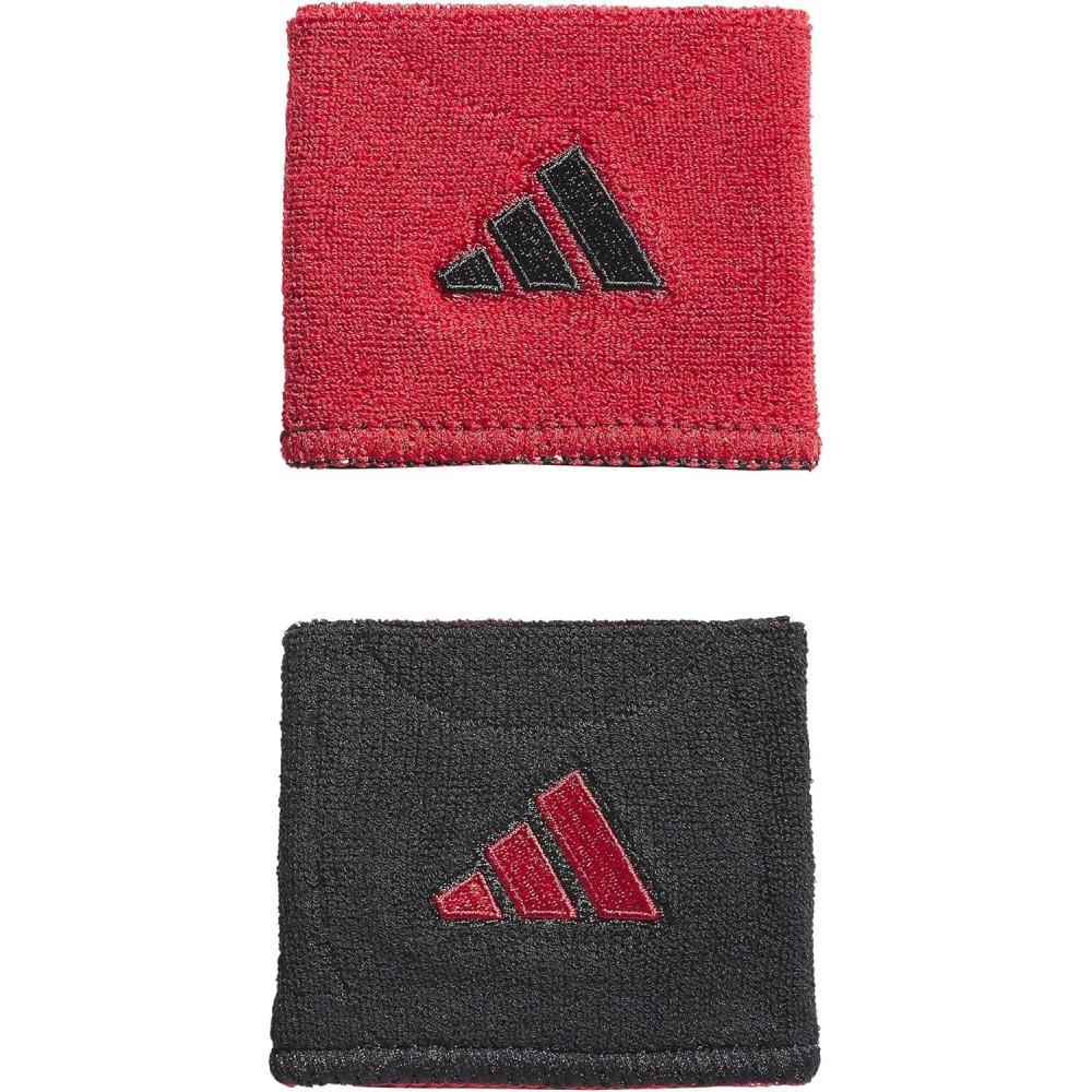 imageAdidas UnisexAdult Interval Reversible Wristband  Athletic Sweatband for Men and WomenBlackTeam Power Red20