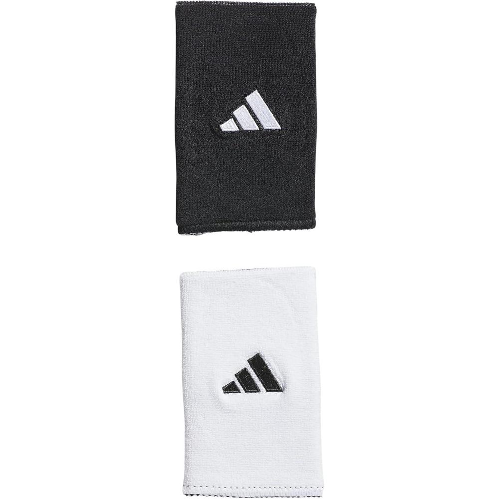 imageAdidas UnisexAdult Interval Reversible Wristband  Athletic Sweatband for Men and WomenBlackWhite20Large