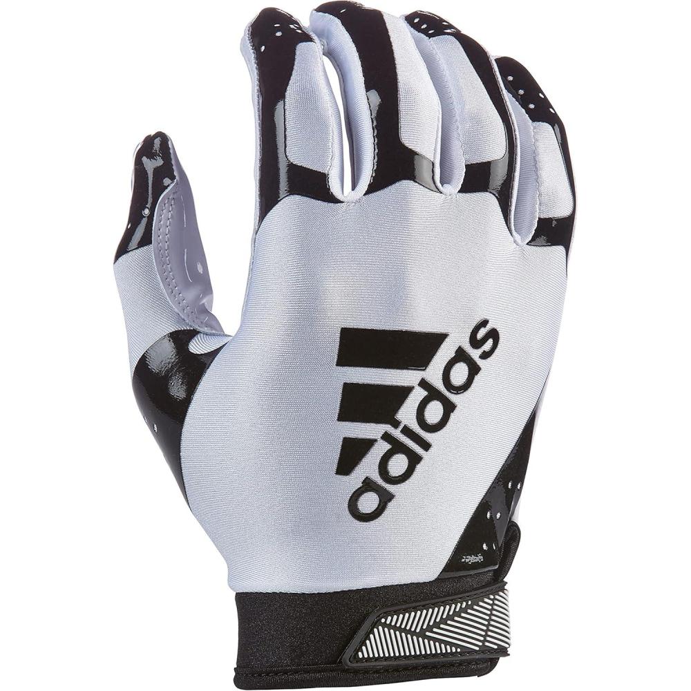 imageadidas Adifast 30 Youth Football Receiver Glove Multiple StylesWhiteBlack