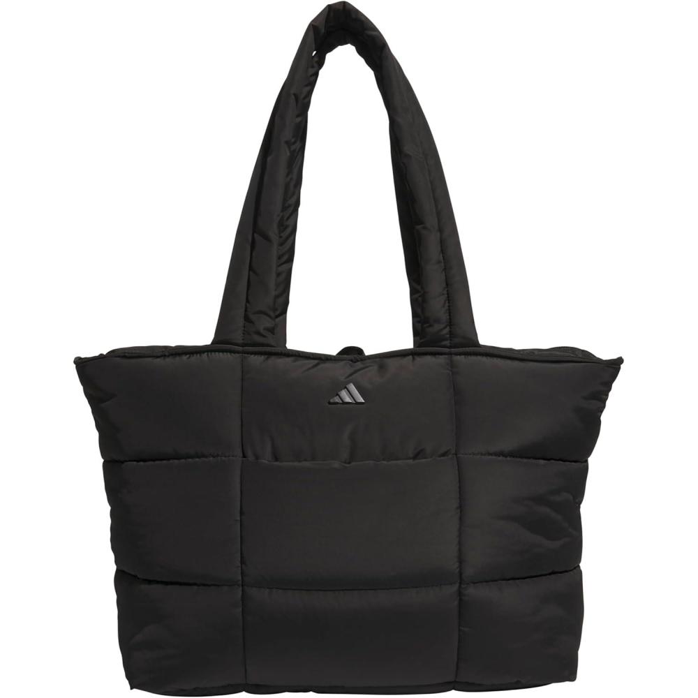 imageadidas All Me Quilted Puffer Tote Bag for WomenBlack