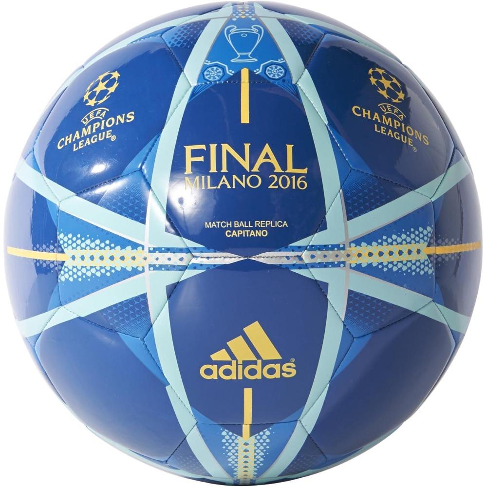 imageadidas Capitano Soccer BallEQT BlueShock BlueSolar Gold