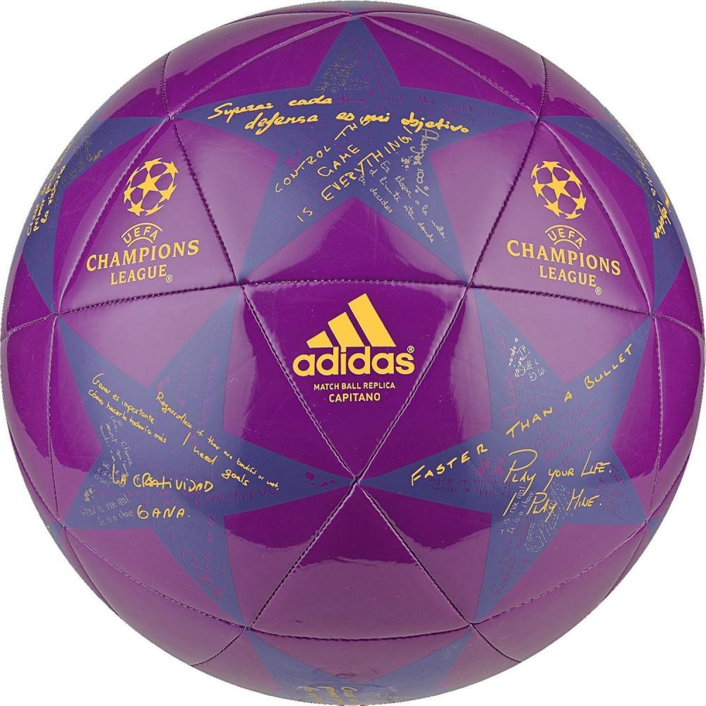 imageadidas Capitano Soccer BallShock PurplePurpleSolar Gold