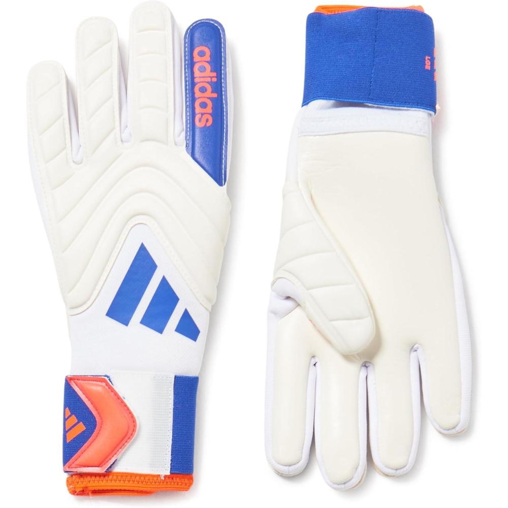 imageadidas Copa League Goalie GlovesWhiteLucid BlueSolar Red