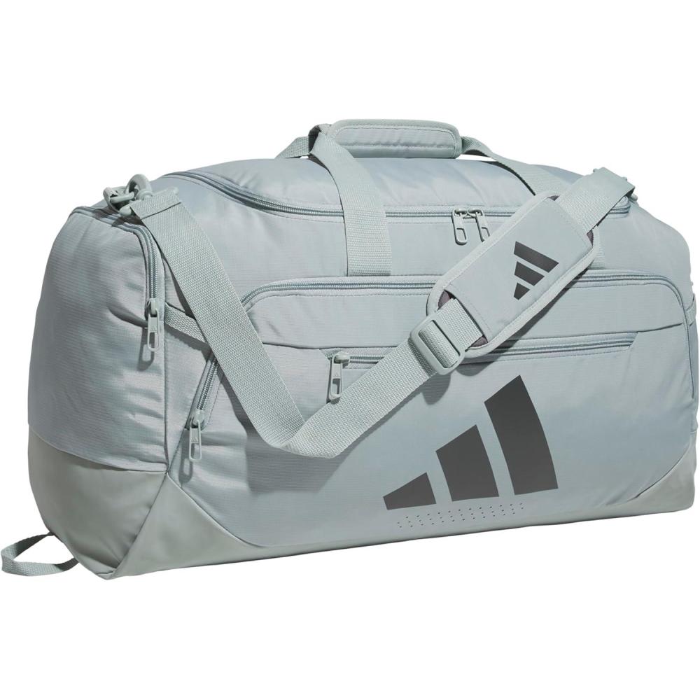 imageadidas Defender 50 Duffel Bag  Durable for Sports Gym ampamp TravelWonder Sage GreenGrey Six