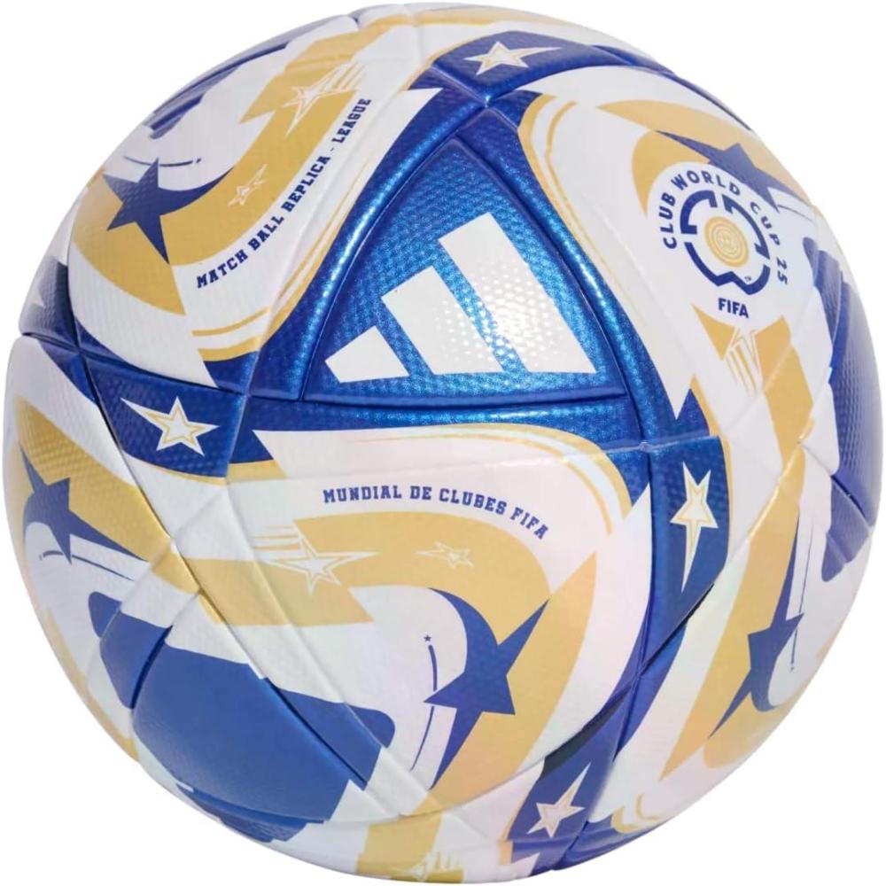 imageadidas FIFA Club World Cup League Soccer BallWhiteMaster BlueGold MetallicDark Blue