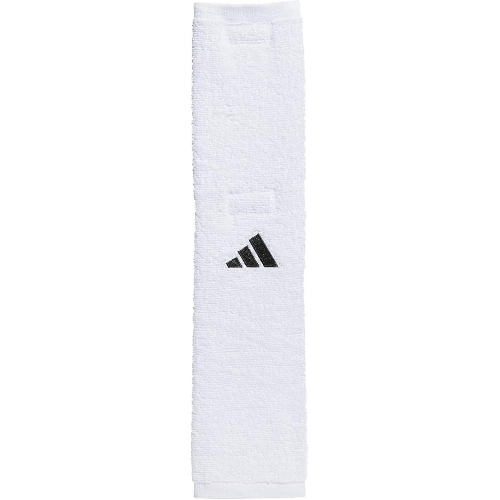 imageadidas Football Team Towel Dries Hands StaysinPlace with Hook and Loop ClosureWhiteBlack