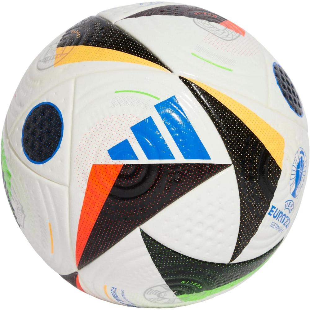 imageadidas Fussballliebe Euro 2024 FIFA Quality Pro Ball IQ3682 Unisex Soccer Ball WhiteBlackGlow Blue 5