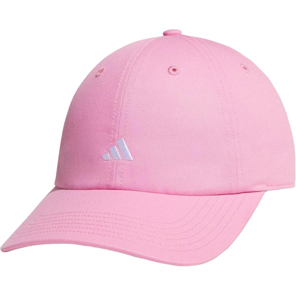 imageadidas Kids Baseball Cap for Boys and Girls  Youth Washed Cotton Adjustable Hat  Ultimate SaturdayTropic BloomWhite