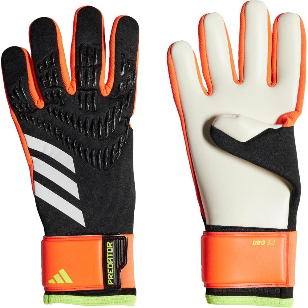 imageadidas League Predator Goalie GlovesBlackSolar RedSolar Yellow