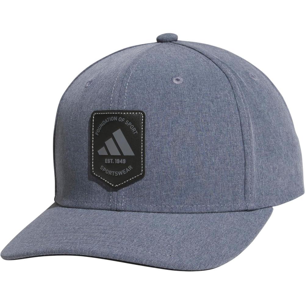 imageadidas Mens Scorecard High Crown Low Curve Brim Snapback Adjustable Fit Course Style HatDark BlueBlackGrey