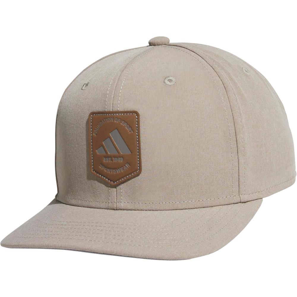 imageadidas Mens Scorecard High Crown Low Curve Brim Snapback Adjustable Fit Course Style HatWonder AluminaGrey Three
