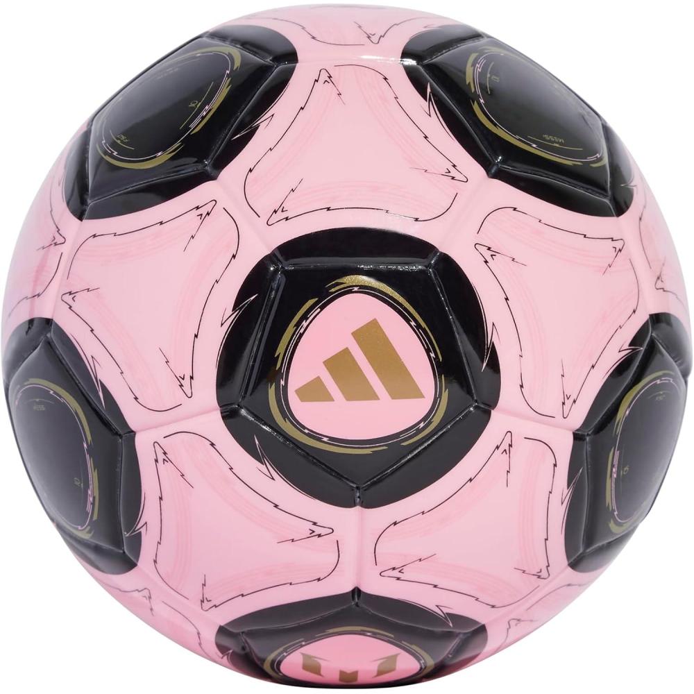 imageadidas Mini Soccer BallPinkBlackDark Football Gold