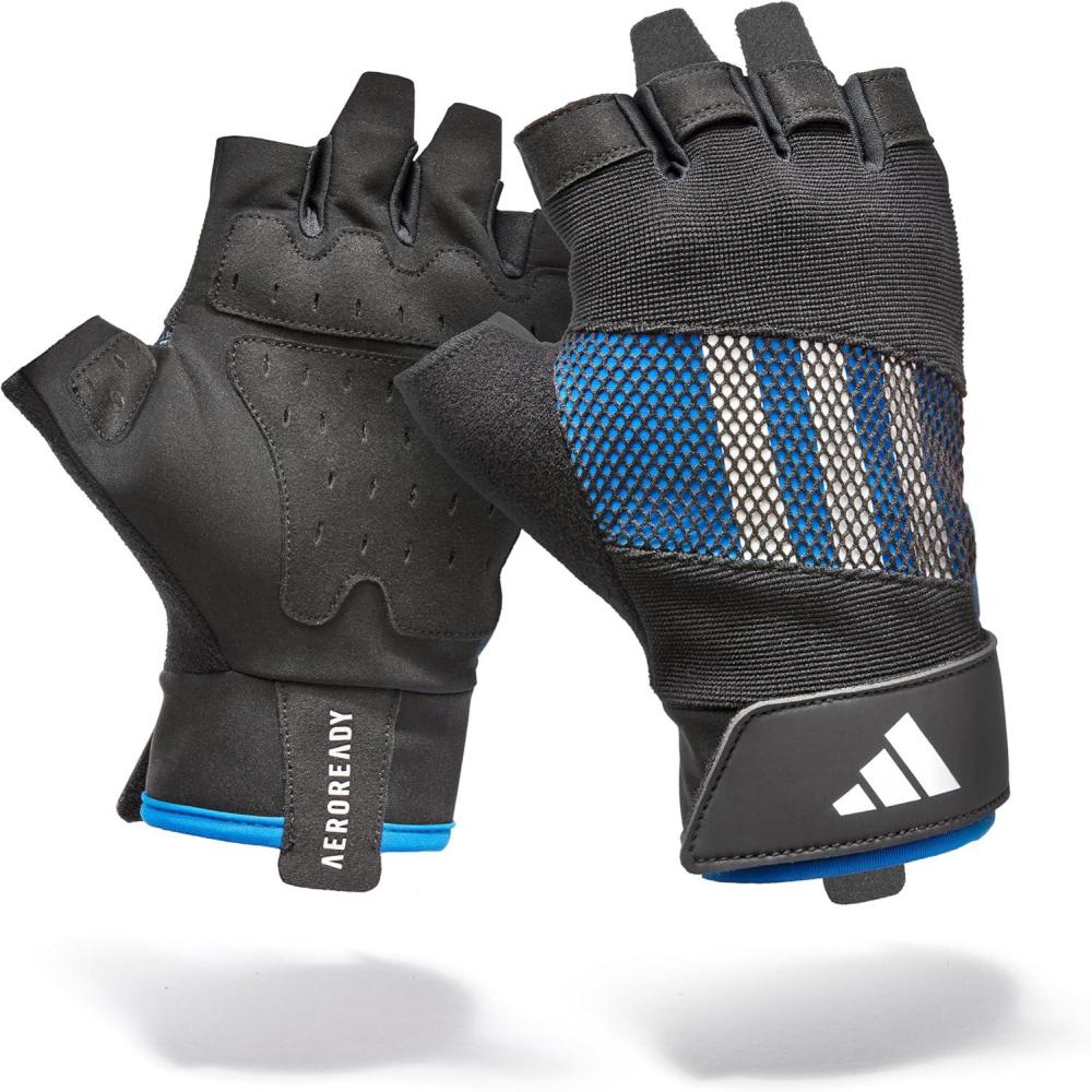 imageadidas Performance Weightlifting Gloves Fingerless Aeroready Workout GlovesSmall