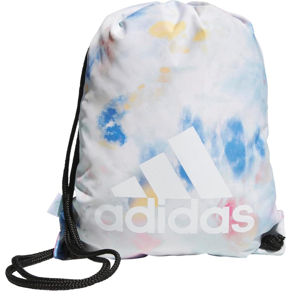 imageadidas Ready Sackpack  Drawstring Backpack Lightweight Small Gym Bag BlackGold Metallic10 One SizeTie Dye Wash Halo Mint GreenWhiteBlack10