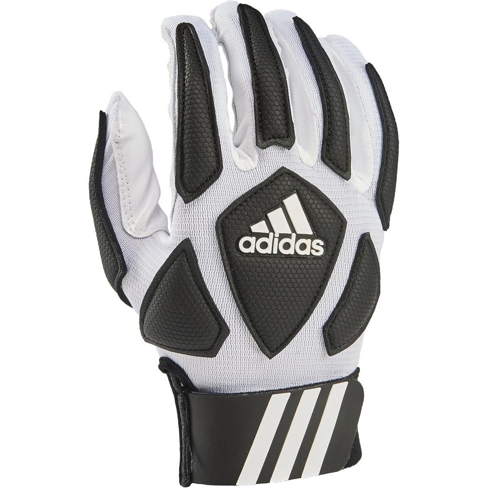 imageadidas Scorch Destroy 2 Lineman Adult Gloves Full FingerWhiteBlack