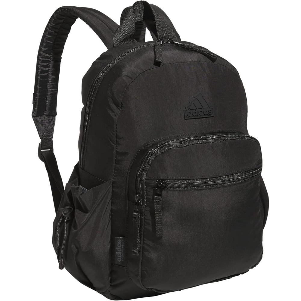 imageadidas Small Backpack for Women  Weekender Lightweight Bag with Laptop Sleeve Metal Grey One SizeBlack