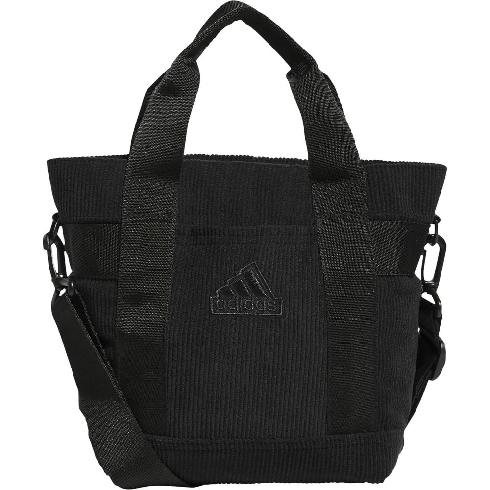 imageadidas Small Tote Mini Bag for Women and MenCorduroyBlack