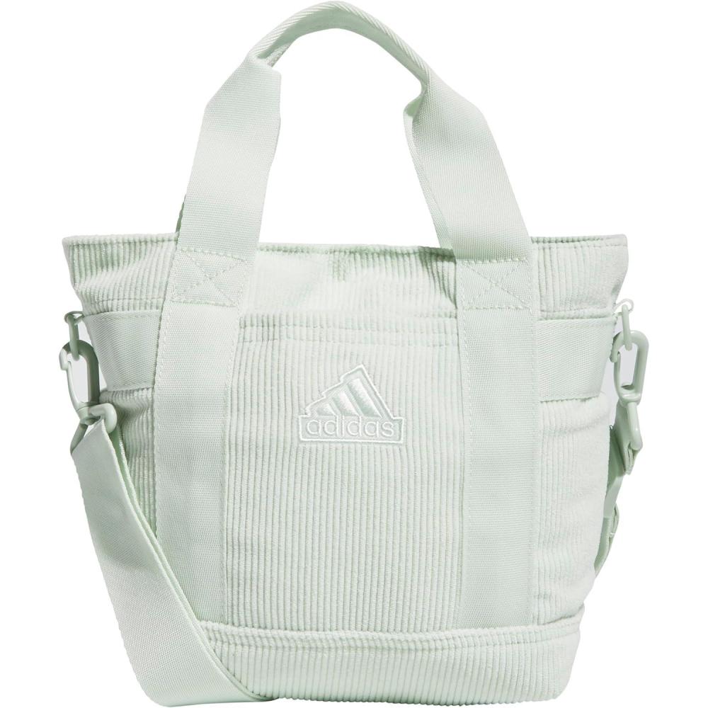 imageadidas Small Tote Mini Bag for Women and MenCorduroyLinen Green