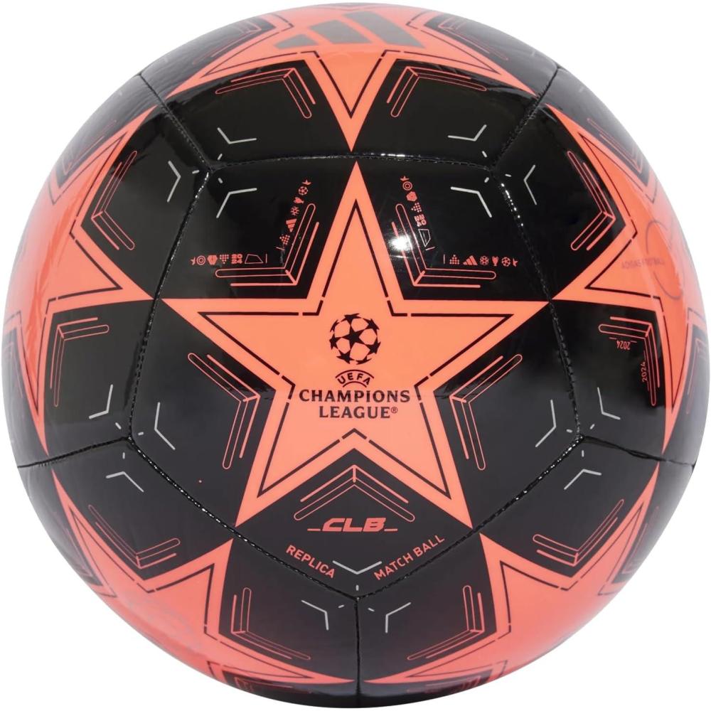 imageadidas UEFA Champions League Soccer BallTurboBlackSilver Metallic