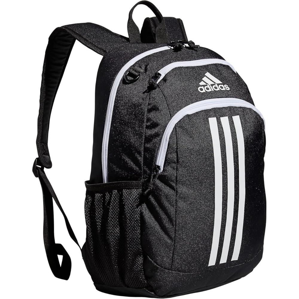 imageadidas Unisex Kids Creator School Backpack for Girls ampamp Boys  Durable Bookbag BlackWhite OSFABlackWhite