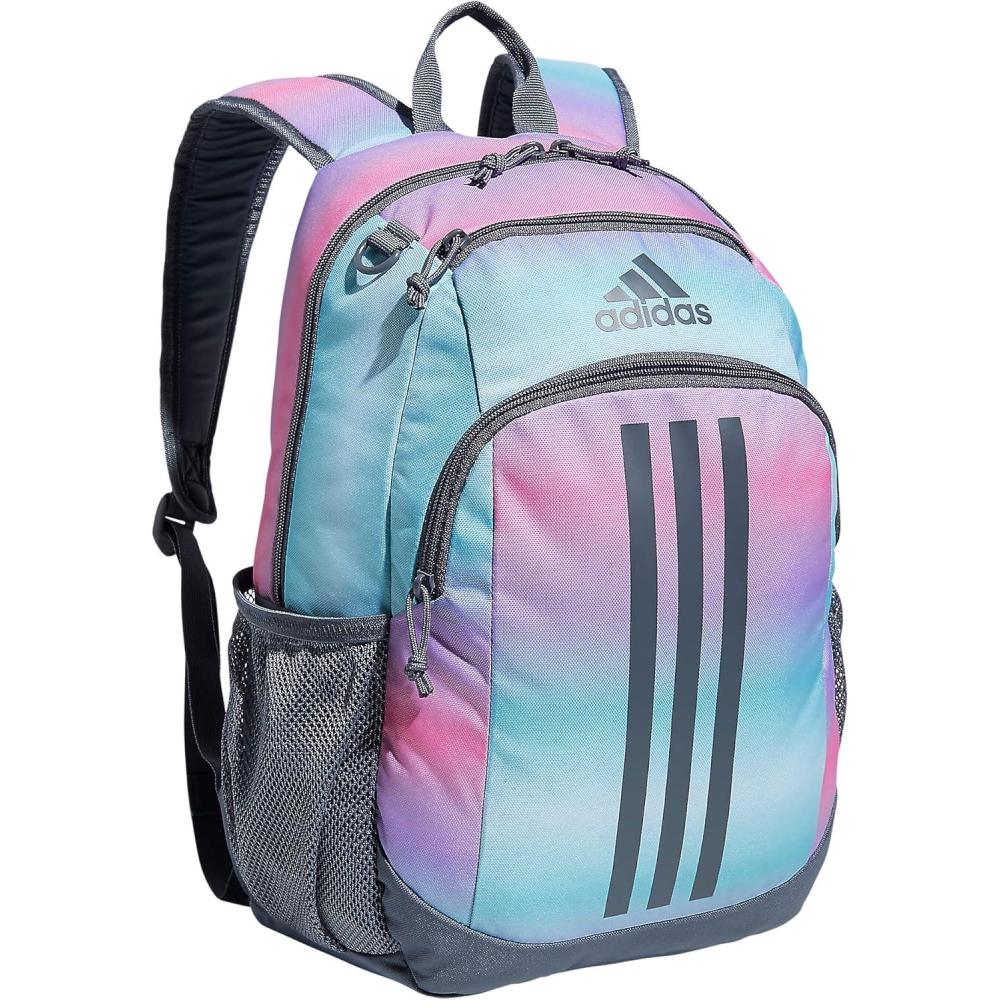 imageadidas Unisex Kids Creator School Backpack for Girls ampamp Boys Durable Bookbag BlackWhite OSFAGradient Rose Tone PinkOnix Grey