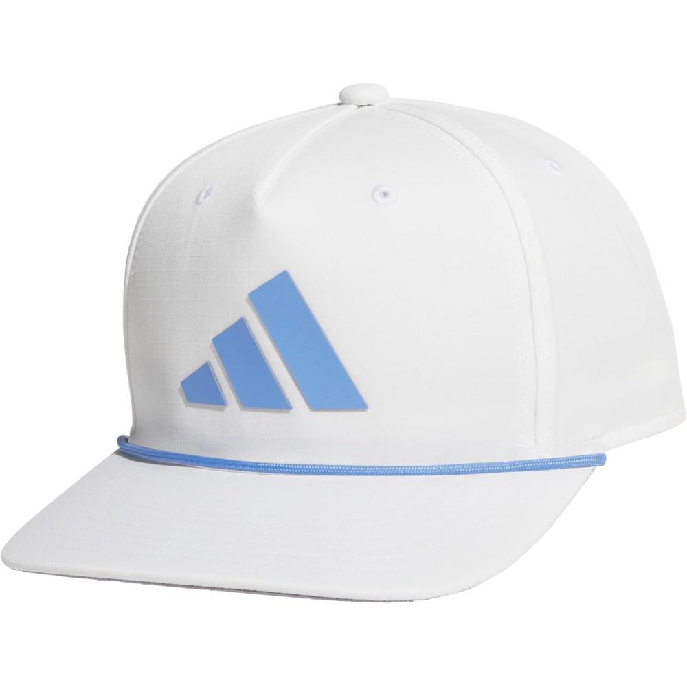 imageadidas UnisexAdult Midrange Hat Snapback Sports Cap with LogoWhiteBlue FusionGrey