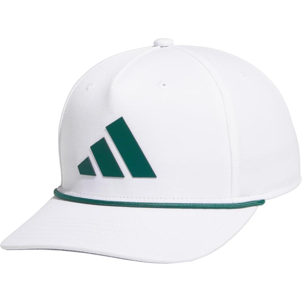 imageadidas UnisexAdult Midrange Hat  Snapback Sports Cap with LogoWhiteCollegiate GreenBlack