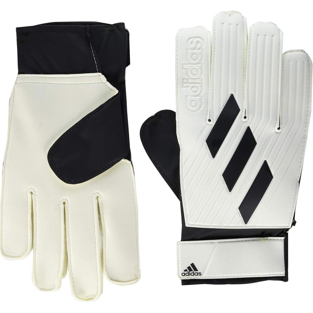 imageadidas UnisexChild Tiro Club Goalkeeper GlovesWhiteBlack
