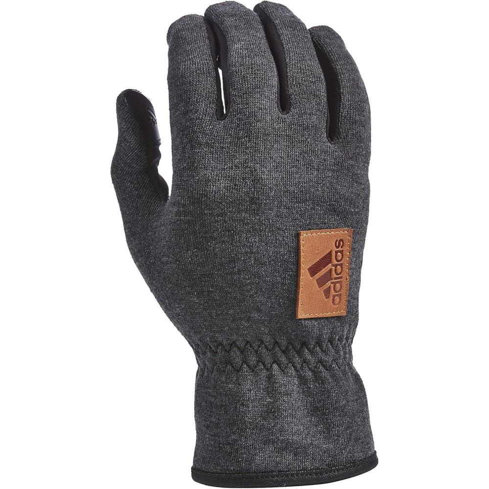 imageadidas Winter Performance Edge 20 Glove with Multiple Touchscreen Conductivity PointsEdge 20 Heather Gray