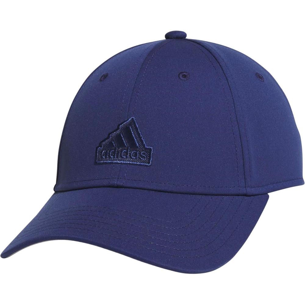 imageadidas Womens Must Have Medium Crown Structured Adjustable Fit Strapback HatDark BlueGreyWhite