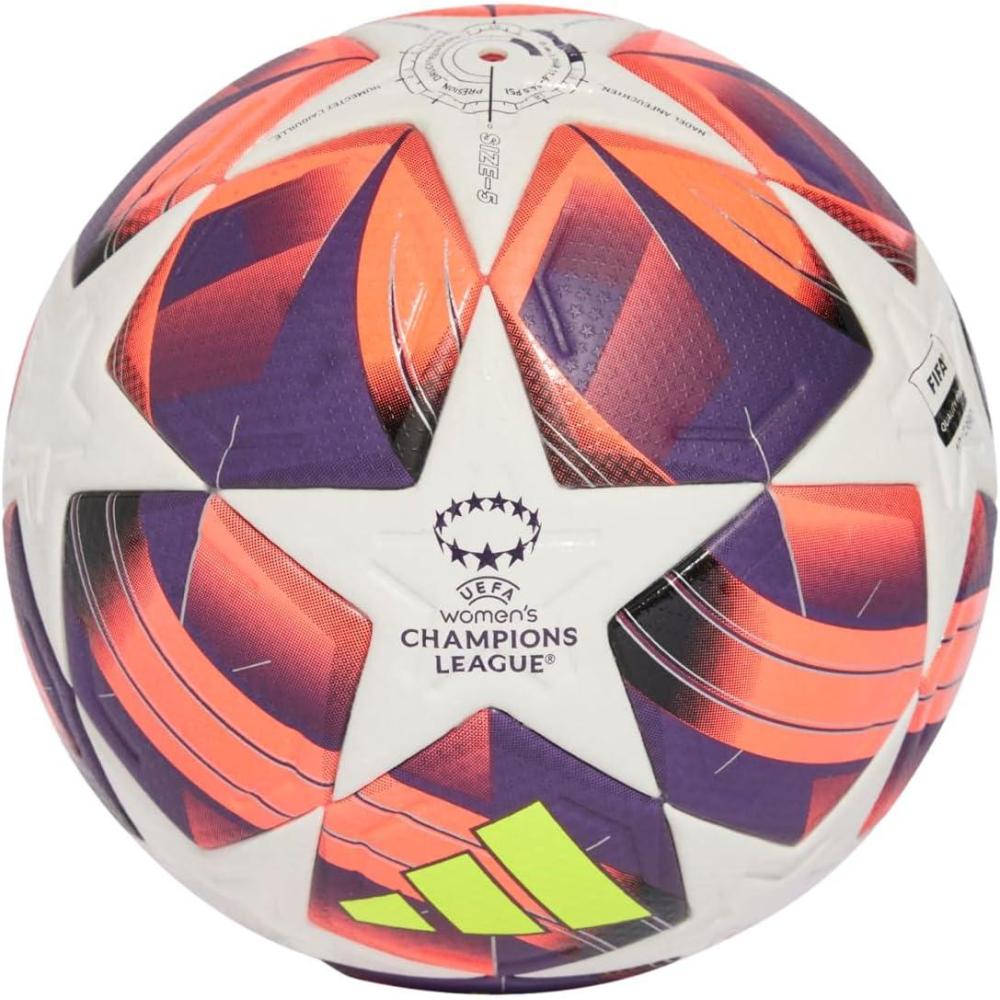 imageadidas Womens UEFA Champions League Pro Match Ball Official Match Ball for The 2425 Tournament Seamless Construction HighGrade Butyl Bladder