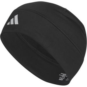 Adidas Alphaskin Beanie – Performance Workout Skull Cap(Black/Silver Reflective/2)