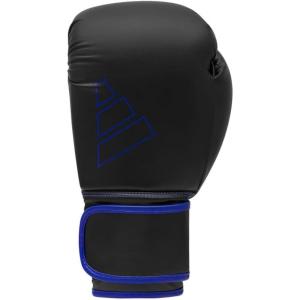 Adidas Hybrid 80 Boxing Gloves – Adult Boxing Gloves for Men & Women – Heavy Bag Gloves, Kickboxing Gloves for Women, MMA Sparring Gloves, Punching Bag Gloves for Men(Black/Blue)