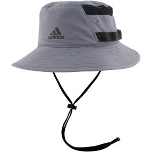 Adidas Mens Victory Bucket Hat for Men – Athletic Sun Cap for Outdoors(Grey/Black/3.0)