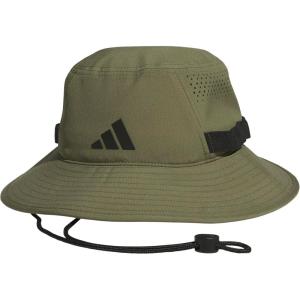 Adidas Mens Victory Bucket Hat for Men – Athletic Sun Cap for Outdoors(Olive Strata Green/Black/5.0)