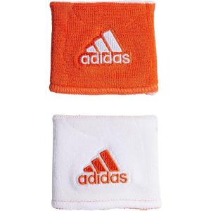 Adidas Unisex-Adult Interval Reversible Wristband – Athletic Sweatband for Men and Women(Team Orange/White/1.0)