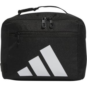 Affiliate Lunch Bag with handle, insulated bento box for women and men(Black/White)