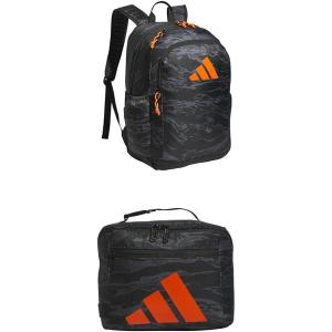Affiliate Small Backpack for women and men, durable bag with laptop sleeve(Camo Black/Orange + Camo Black/Orange)