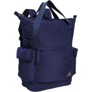 Saturday 2 Tote Backpack (23L) durable lightweight athletic carry bag with handles(Dark Blue/Rose Gold)
