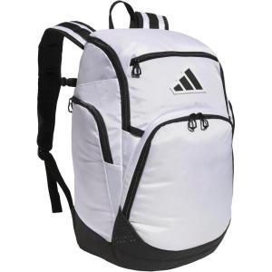 adidas 5-Star 2.0 Team Backpack for Multi-Sport Practice, Travel and Game-Day, Black, One Size(White)