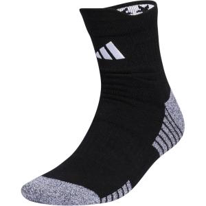 adidas 5-Star Football High Quarter Ankle Socks for Men and Womens Team Sports(Black/White)
