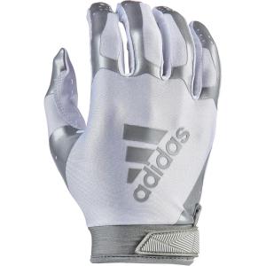 adidas ADIFAST 3.0 Adult Football Receiver Glove(White/Silver)